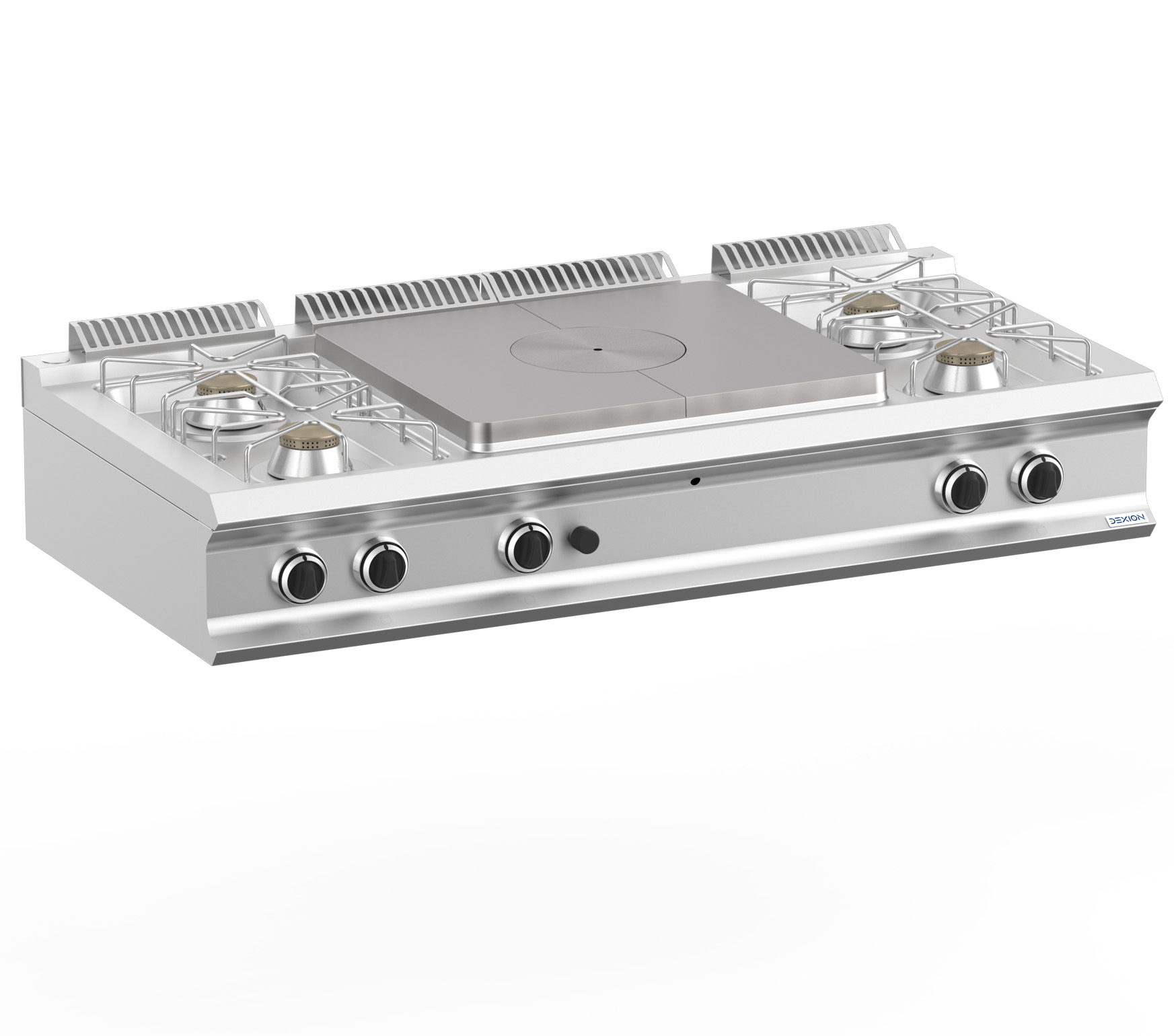 Gas-Grillplatte Dexion Lux 700 - 150/73 - Tischgerät - 38 kW | Griddleplatte | Plancha Grill | Bratplatte