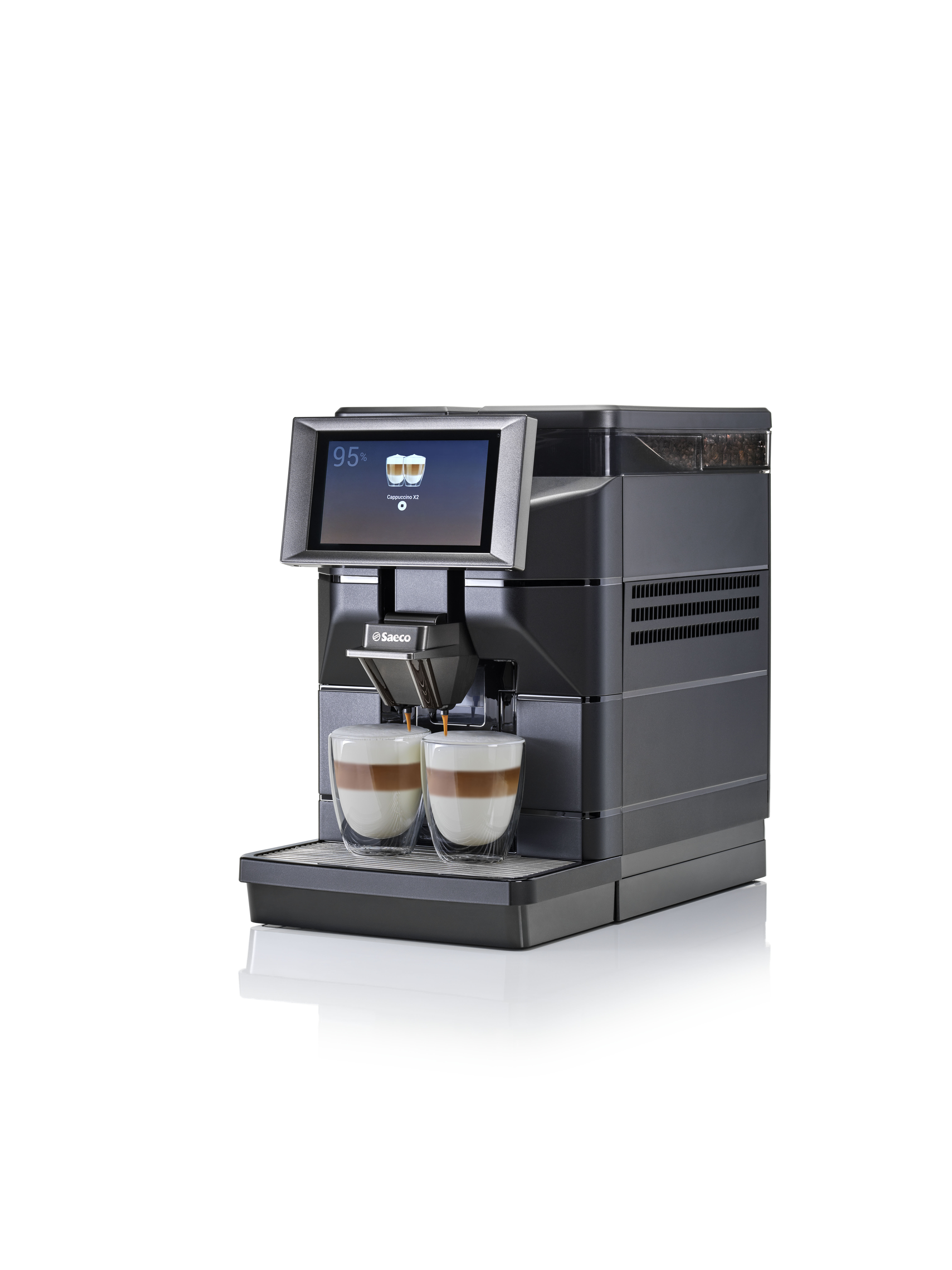 Saeco Kaffeevollautomat MAGIC M1 mit 2,5L Wassertank & Frischmilch, inkl. Aufstellung | Automatische Kaffeemaschine für Gastro