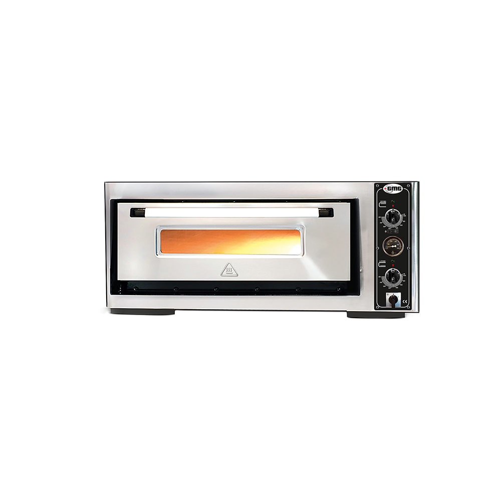GMG Pizzaofen Classic PF7070E-T 4x34cm mit Thermometer 4 - 6 Pizzen | Flammkuchenofen | Lahmacun Ofen