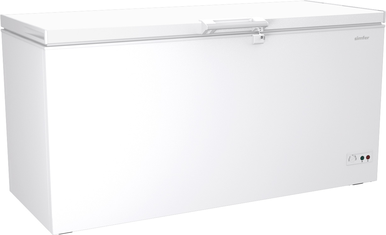 A&S Tiefkühltruhe mit geschlossenem Deckel und LED-Beleuchtung, 469 Liter | Eistruhe | Eiskühltruhe | Gefriertruhe, GastroHero