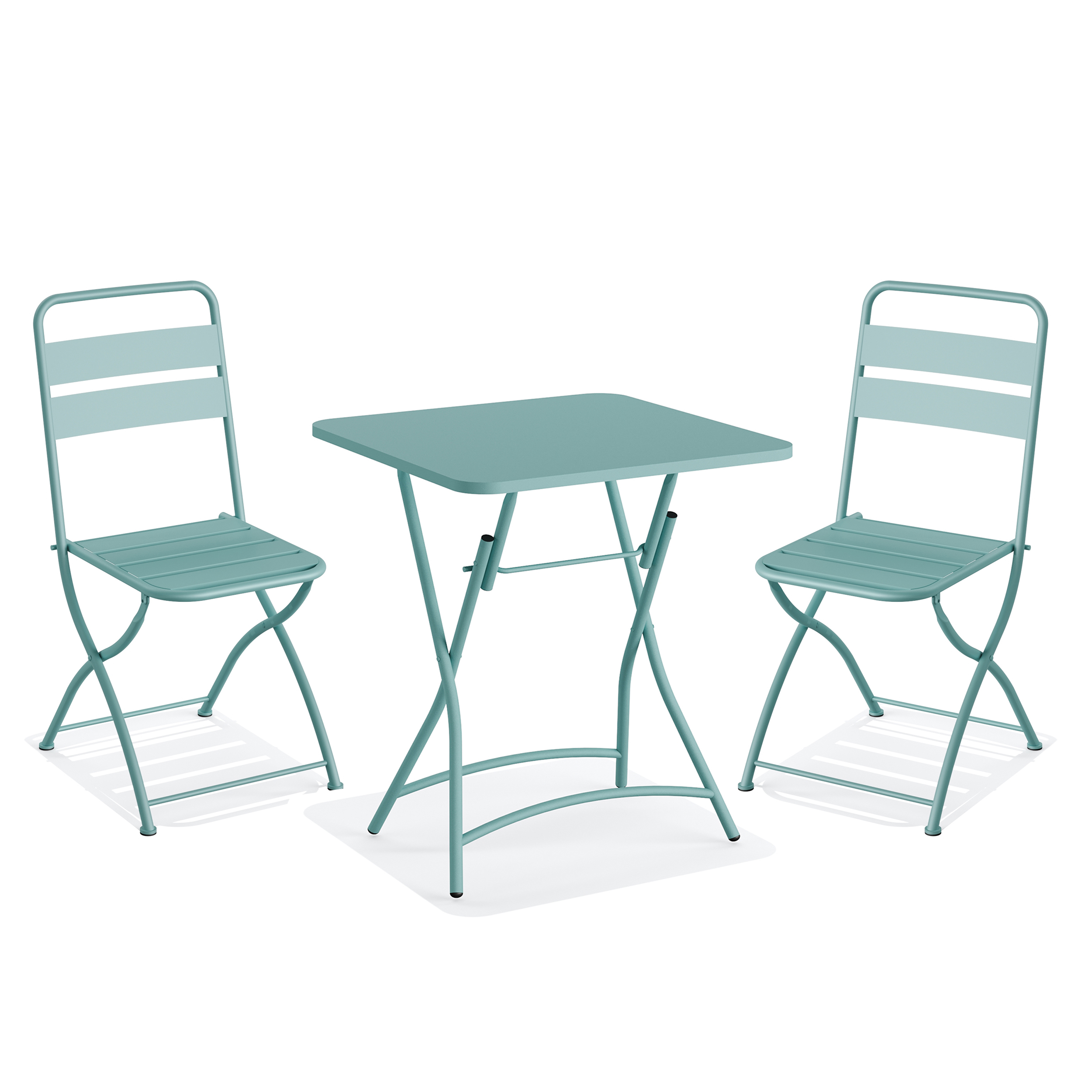 Feros Breeze Bistro Set - Blau für Gastro & Gewerbe