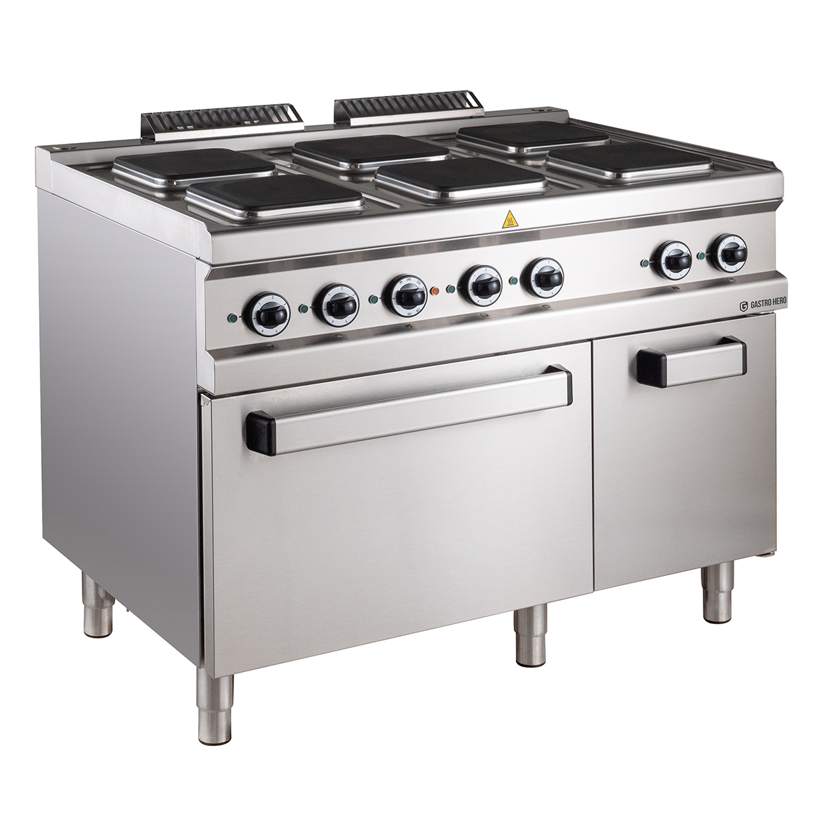 Elektroherd Serie 700 - 110/70 mit Elektrobackofen - 6 quadratische Kochfelder - 20,9 kW