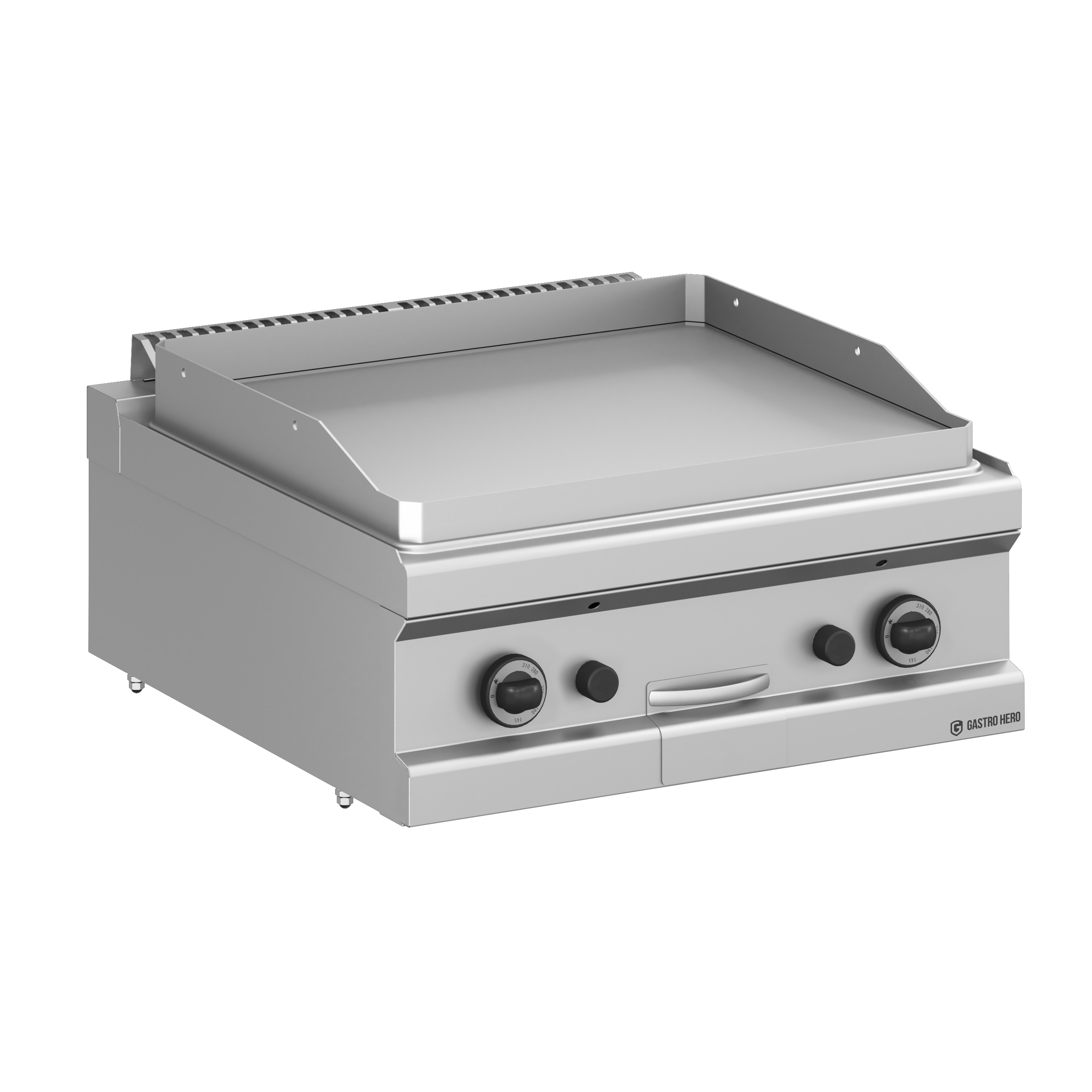 Gasgrillplatte Serie 700 - 70/70 - glatt - Tischgerät | Griddleplatte | Plancha Grill | Bratplatte