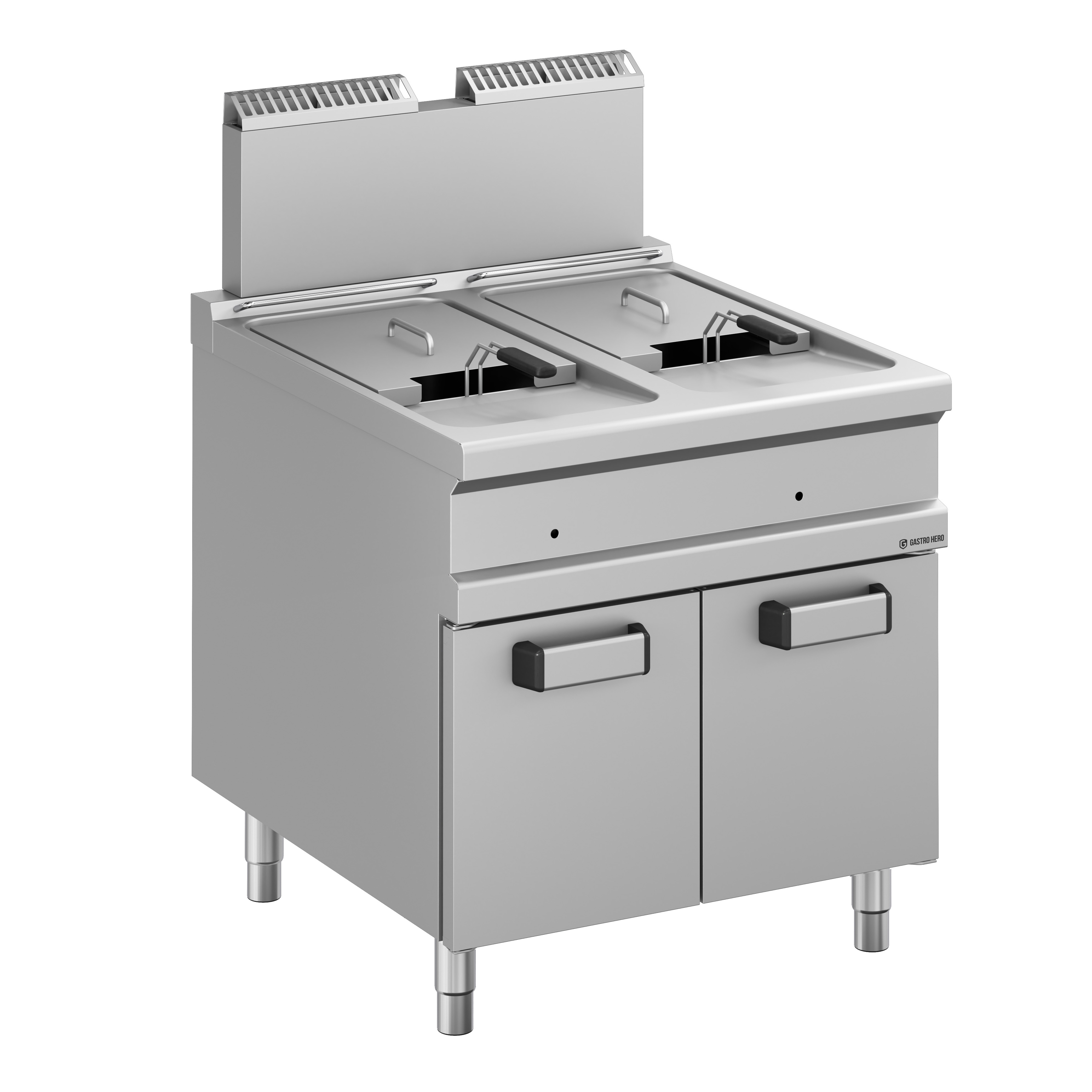 Gastro Gas-Fritteuse Serie 900 - 80/90 - 18+18 Liter / Friteuse