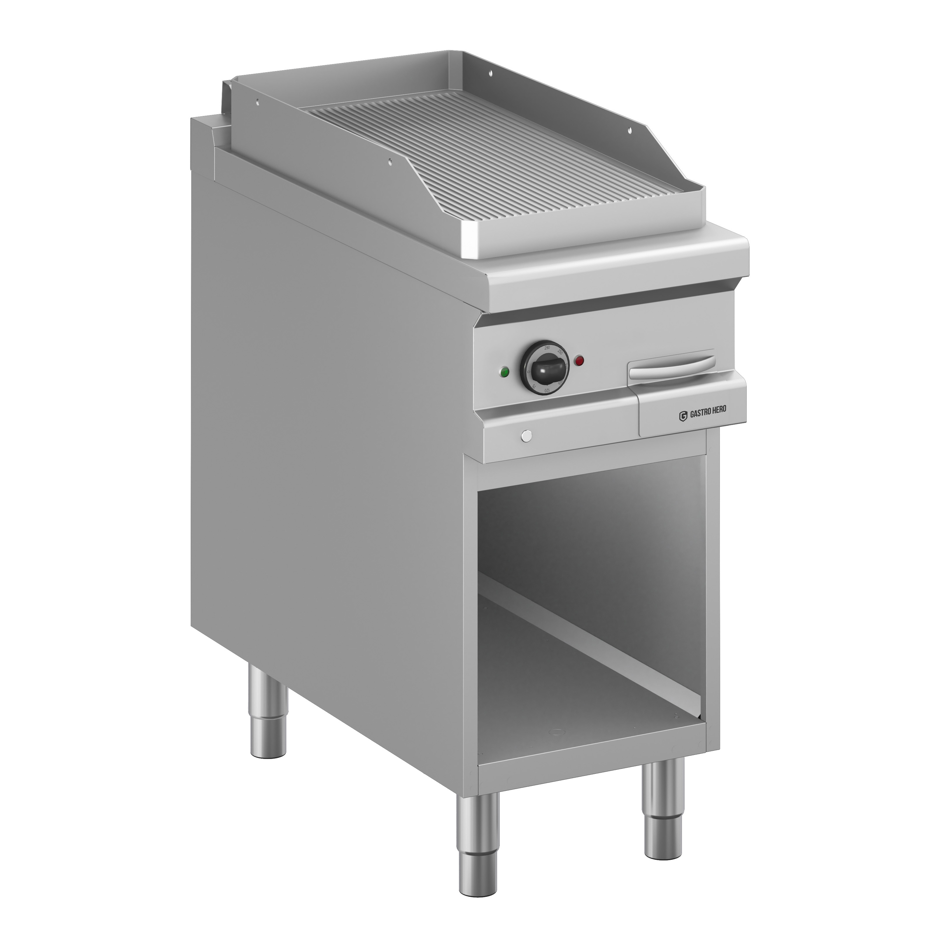 Elektrogrillplatte Serie 900 - 40/90 - gerillt | Griddleplatte | Plancha Grill | Bratplatte