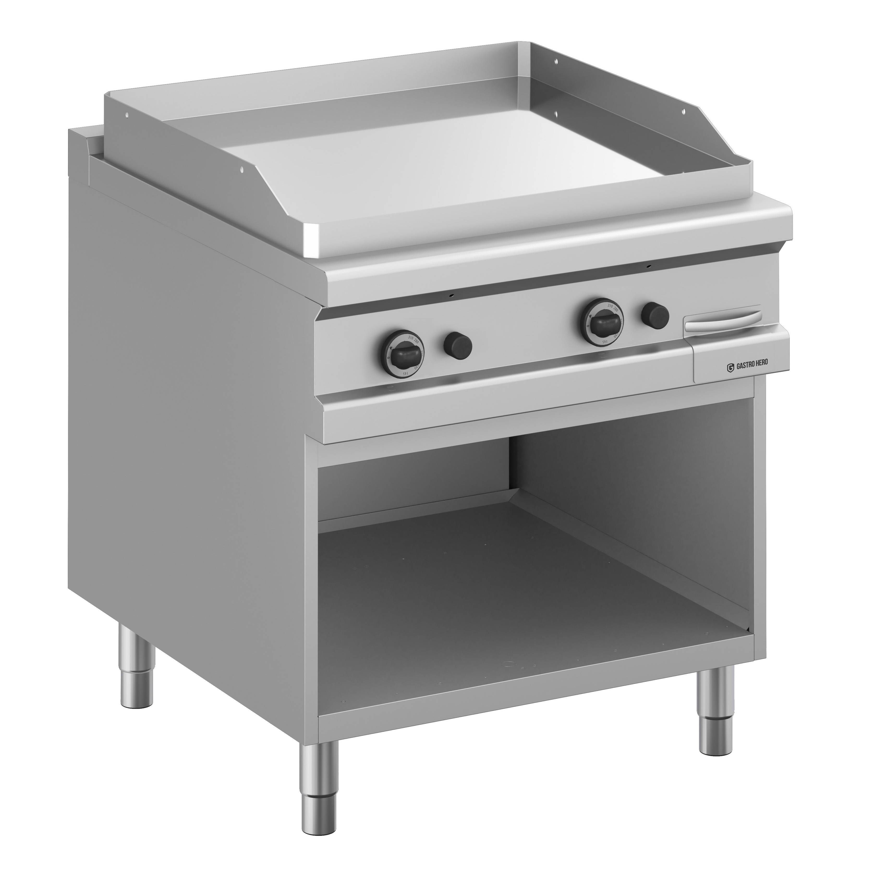 Gasgrillplatte Serie 900 - 80/90 - glatt, verchromt | Griddleplatte | Plancha Grill | Bratplatte