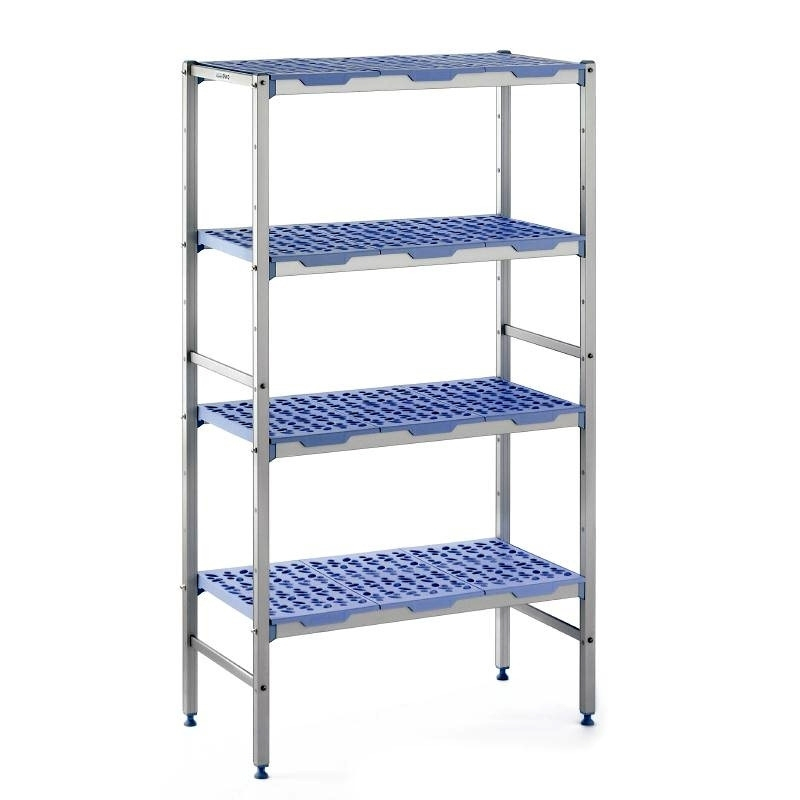Tournus Modulares Regalsystem - Linear - 4 Böden - 69x50x175cm