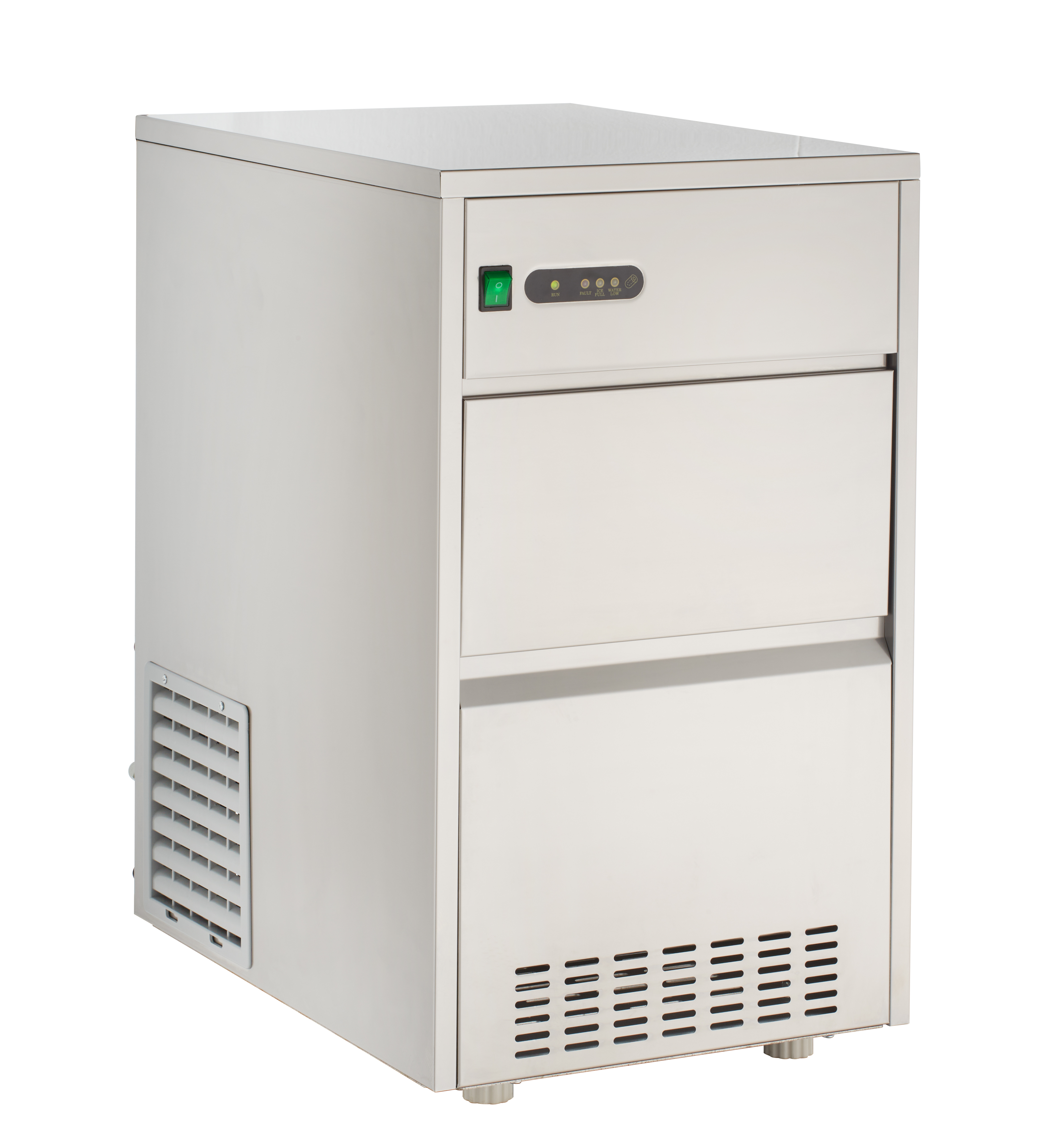 Gastro Hohlkegel Eisbereiter ECO 50 kg/24h - Gastro Eiswürfelmaschine, 7 kg Vorratsbehälter, Luftgekühlt