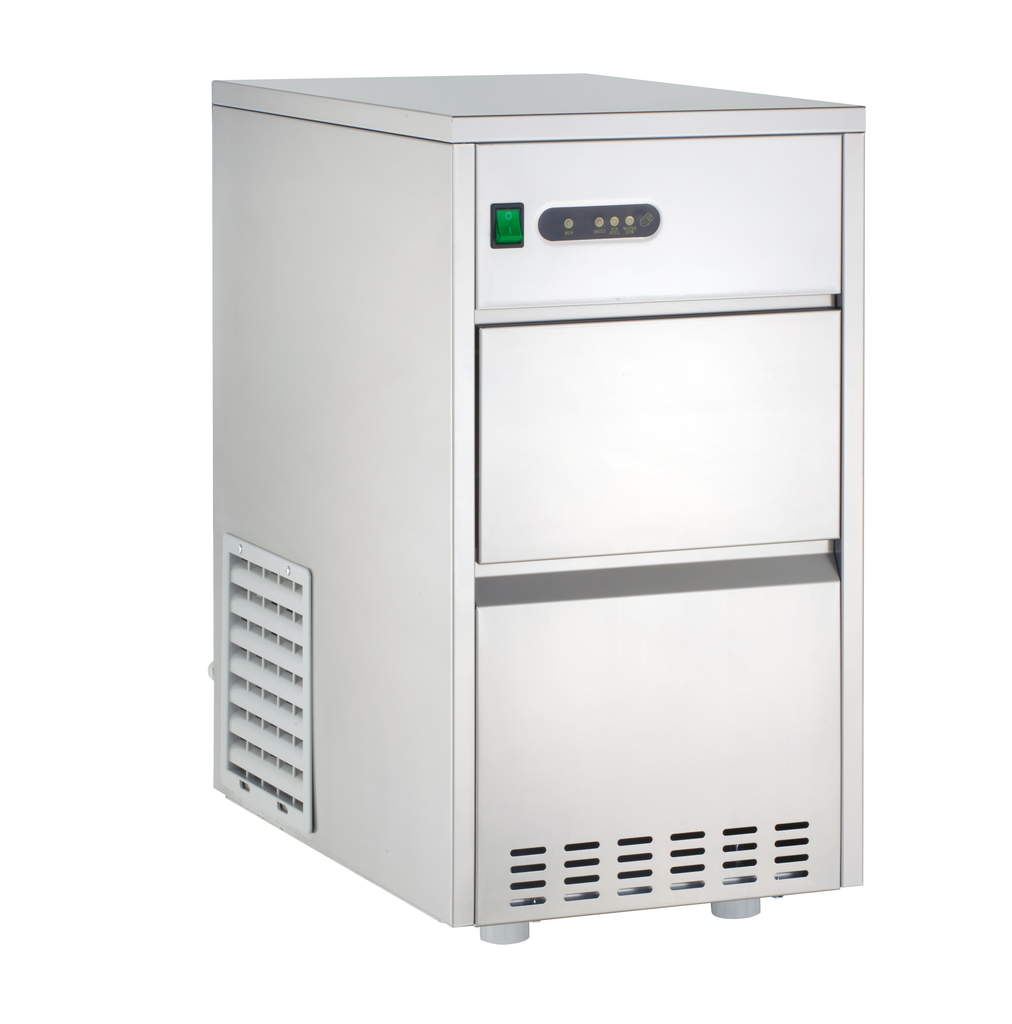 Gastro Hohlkegel Eisbereiter ECO 24 kg/24h - Gastro Eiswürfelmaschine, 5 kg Vorratsbehälter, Luftgekühlt