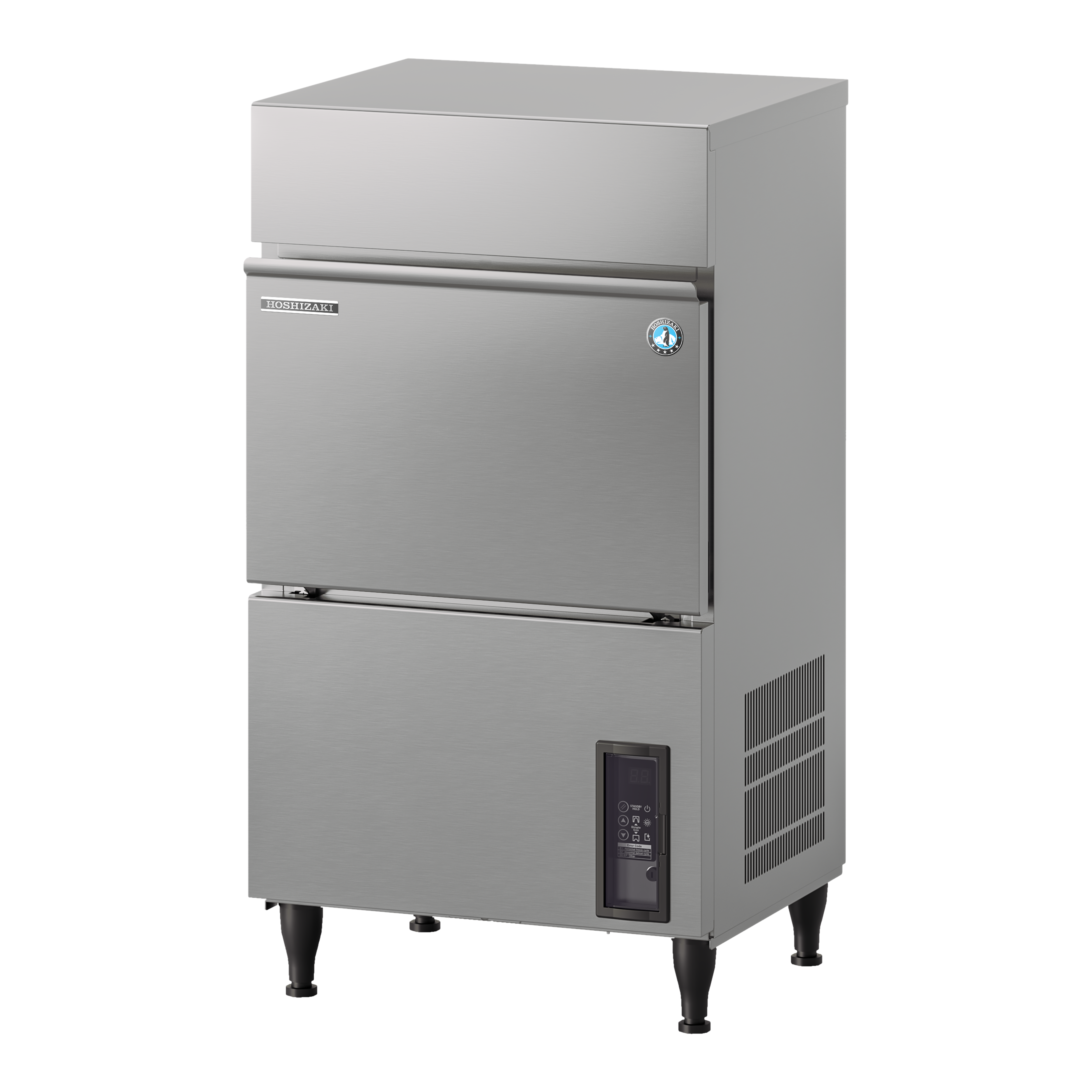 Hoshizaki Volleiswürfelbereiter FlexiCube IM-45WPE-F 47 kg/24h mit 18 kg Vorratsbehälter, Wassergekühlt, mit Ablaufpumpe