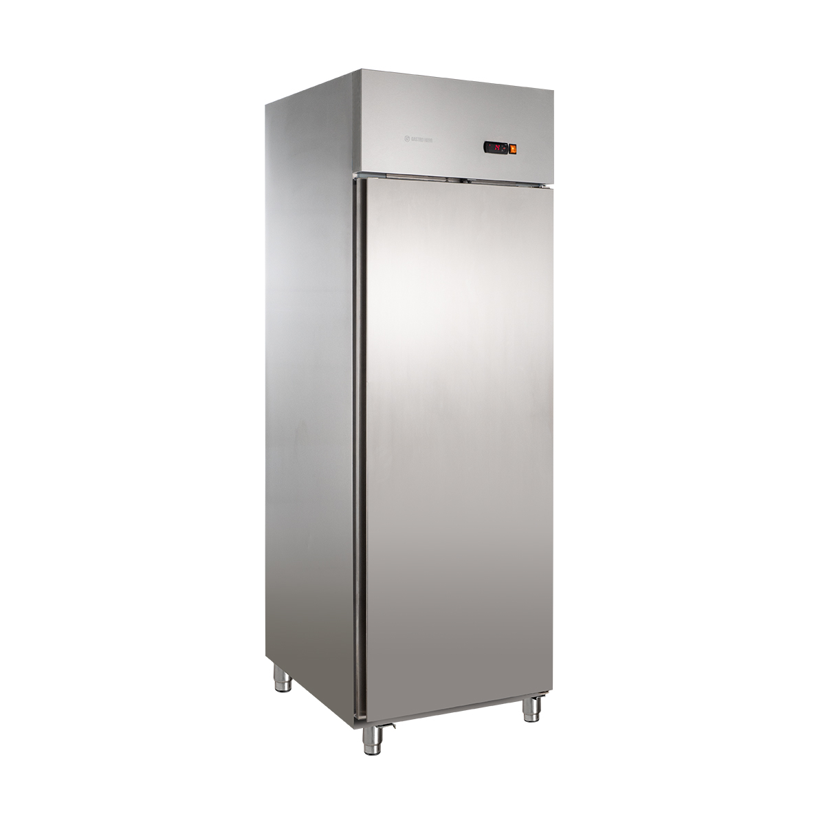 496 Liter Edelstahl Kühlschrank Profi 700 GN 2/1 | Gastro Kühlschrank 1-türig