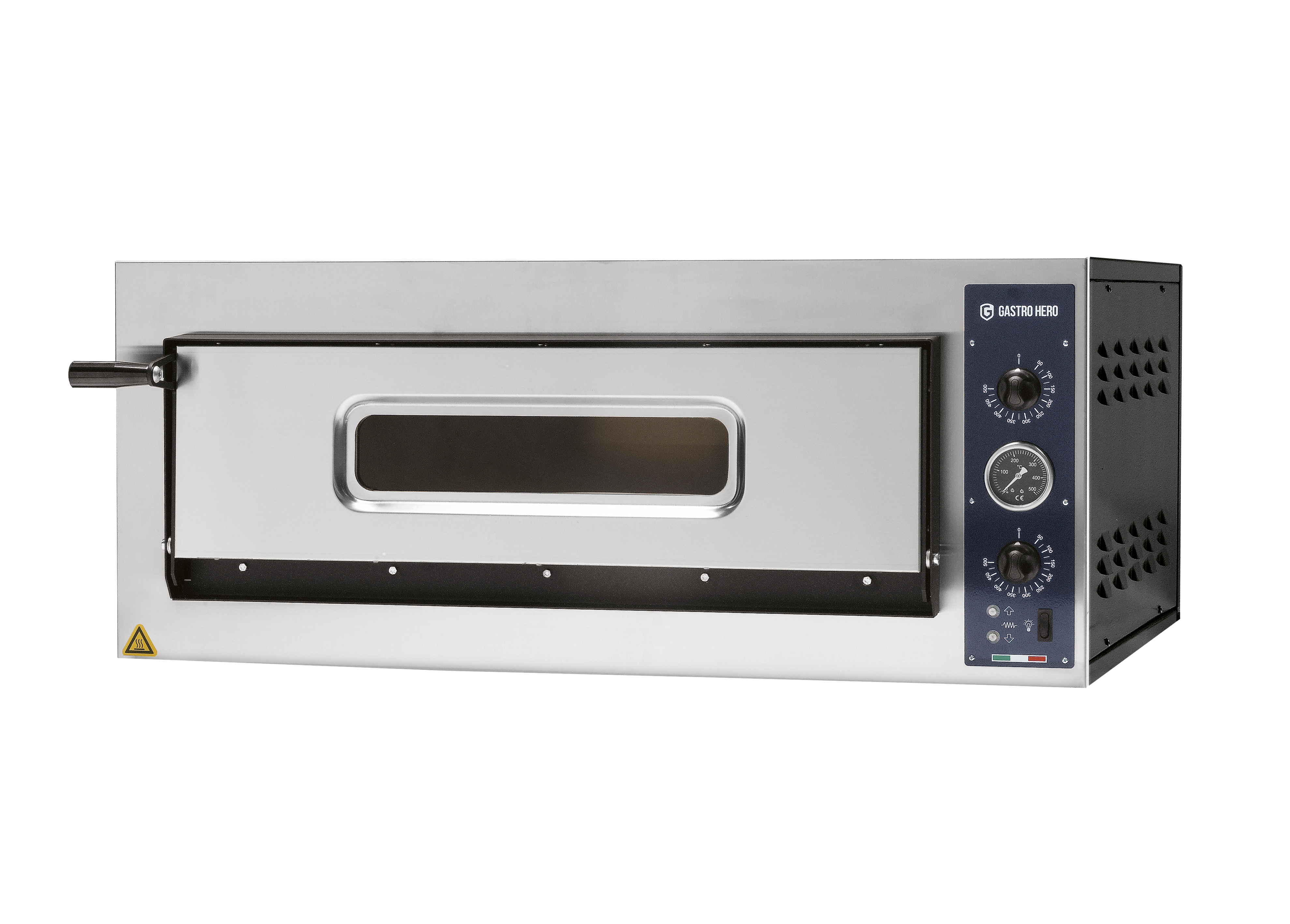Pizzaofen PROFI PLUS 4x36 cm Vollschamott 4 - 6 Pizzen | Flammkuchenofen | Lahmacun Ofen