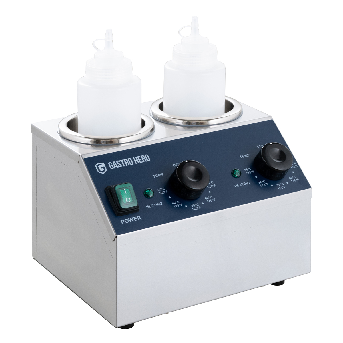 Saucenwärmer - 2 x 1 L - beheizbar