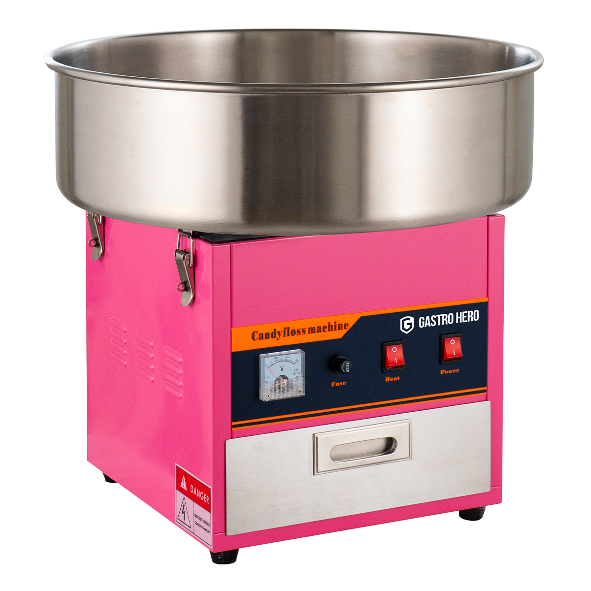 GastroHero Zuckerwattemaschine - Ø 520 mm, Gastro Zuckerwattemaschine, 1,08 kW, befüllbar