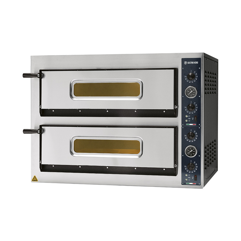Pizzaofen PROFI PLUS 4+4x36 cm Vollschamott